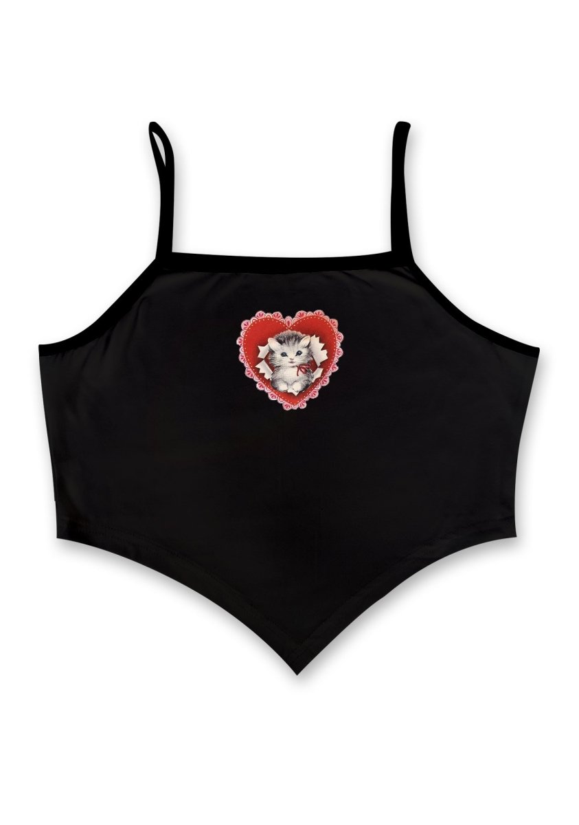 Bandana Print Crop Tank Top