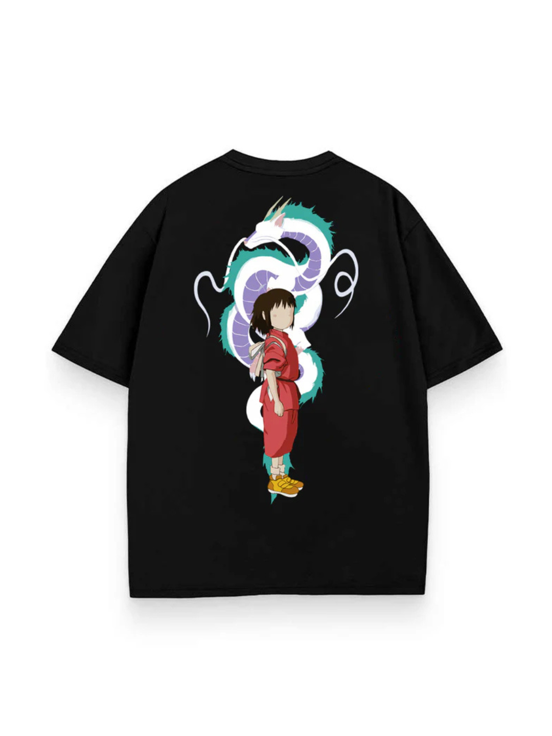 Oversize Cotton Blend Tee for SPIRITED AWAY Fans