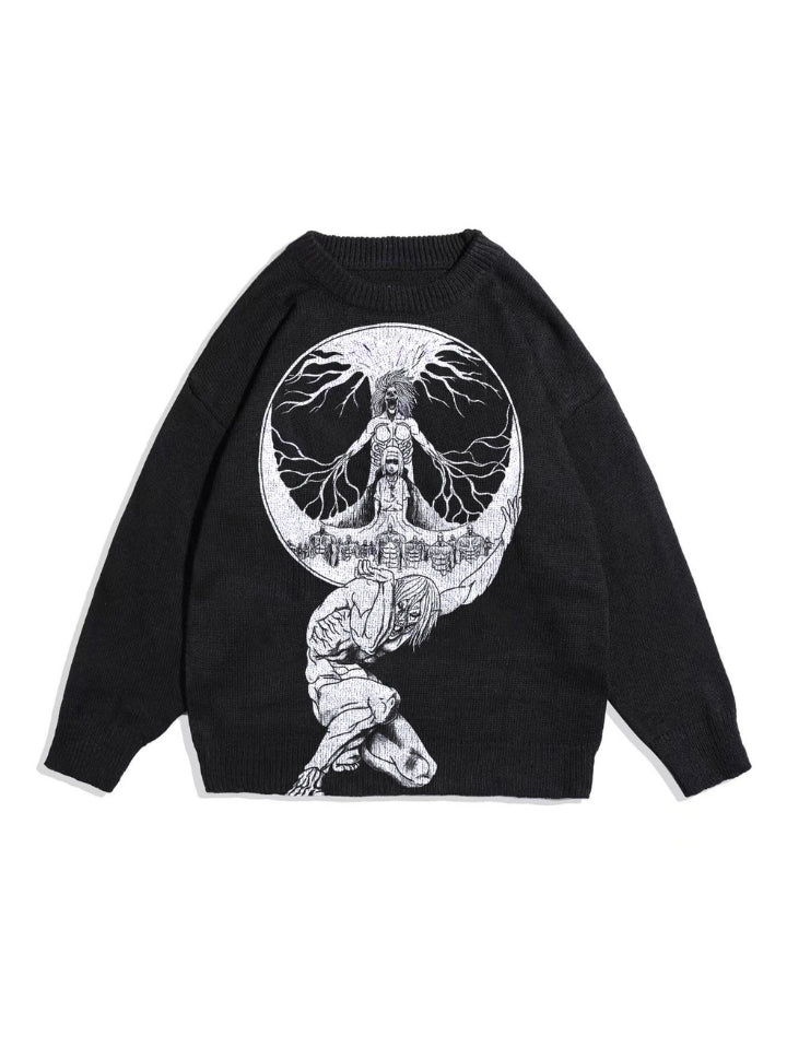 God Knit Hoodie - Solo Leveling Inspired