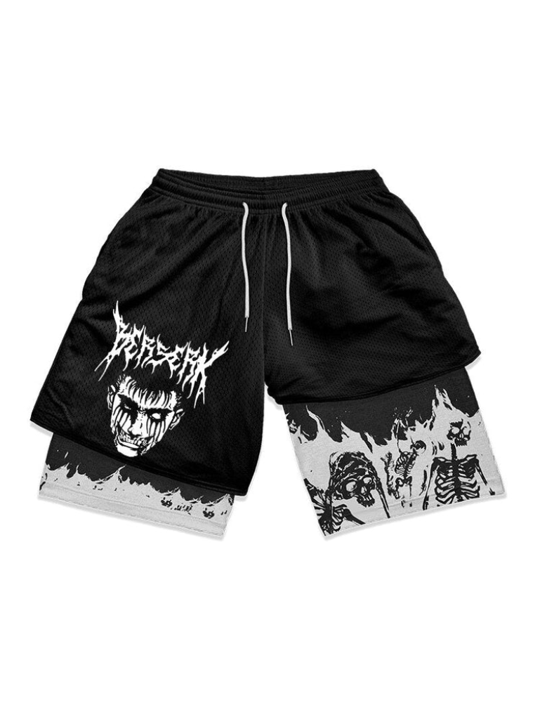 Mens Breathable Performance Gym Shorts