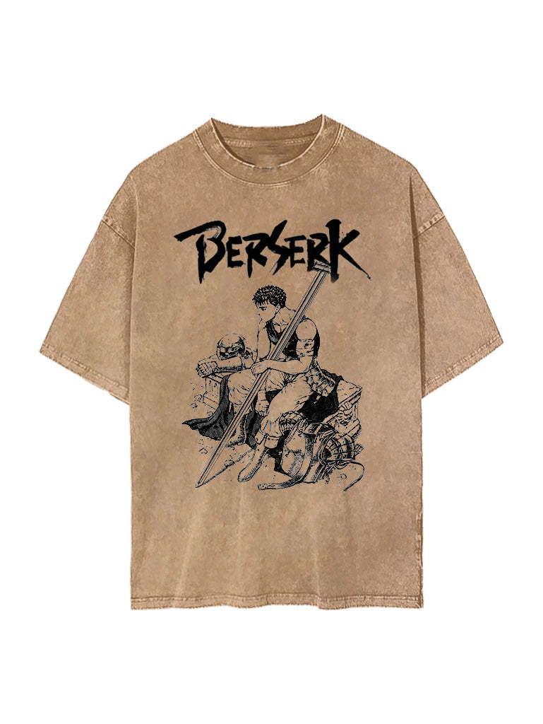 Vintage Oversize Tee for Berserk Fans