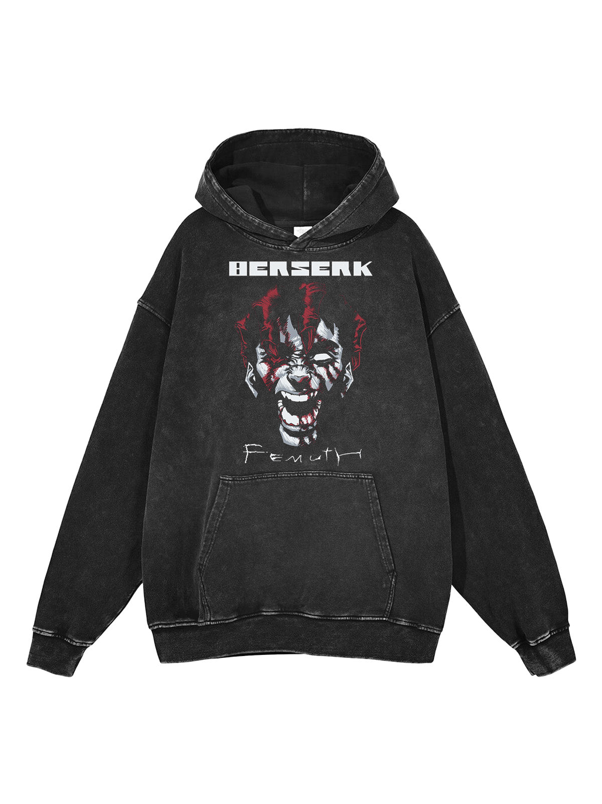Vintage Graphic Print Hoodie for Men