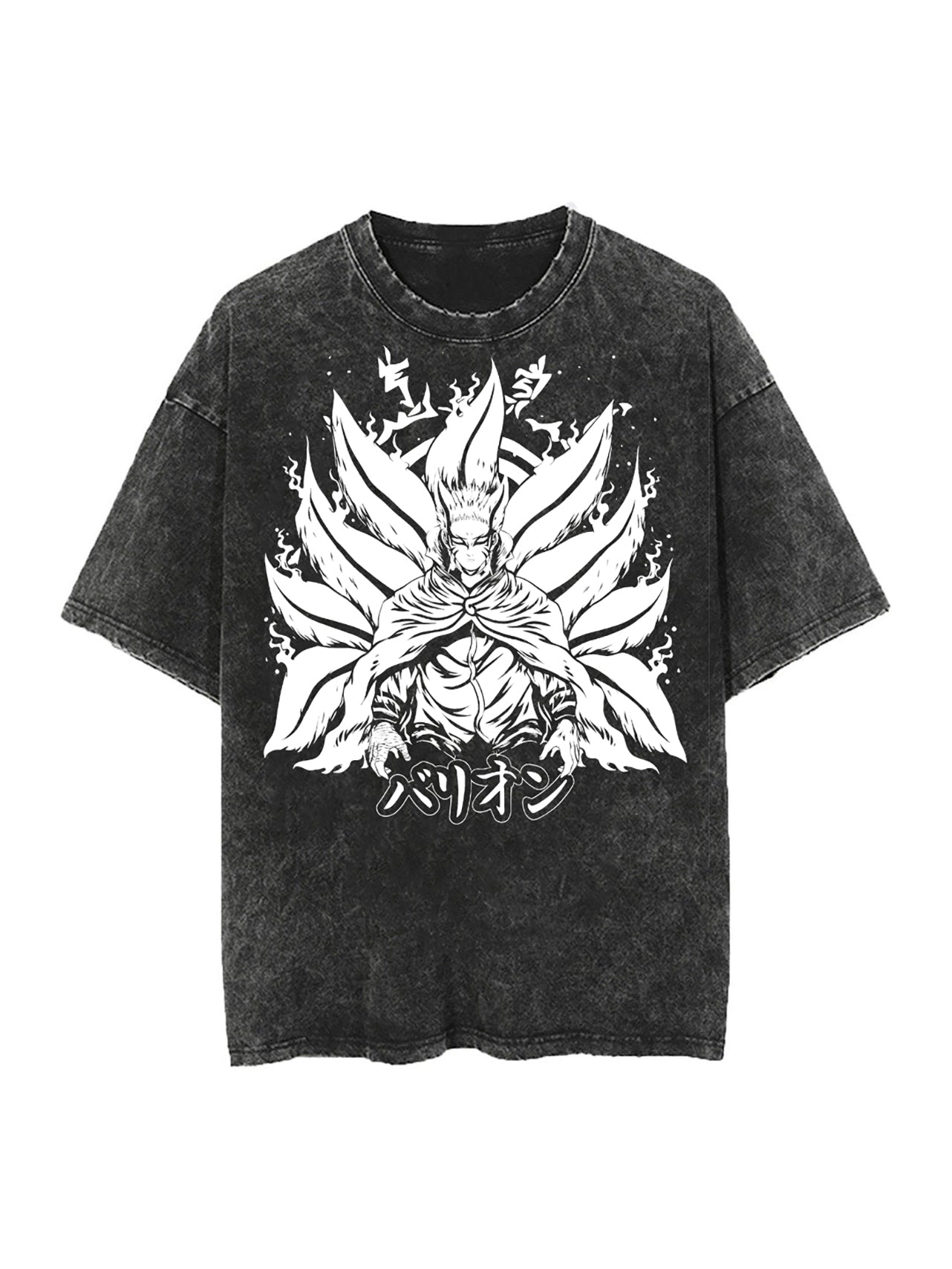 Vintage Oversize Cotton Blend Tee - Ninja Baryon Mode
