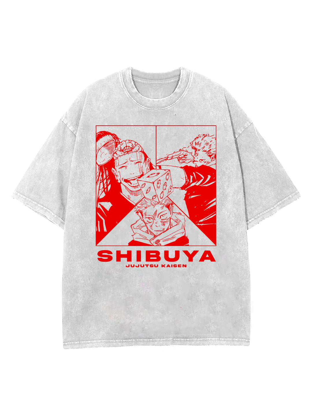 Vintage Oversize Tee in Shibuya Arc Style