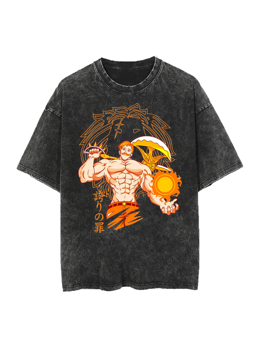 Stylish Oversize Vintage Tee by HOKURO