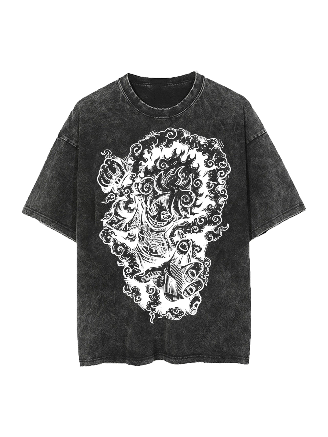Vintage Oversize Tee with Unique Luffy Design