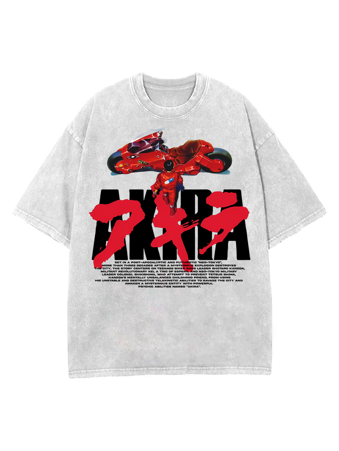 Vintage Oversize Cotton Blend Tee by HOKURO