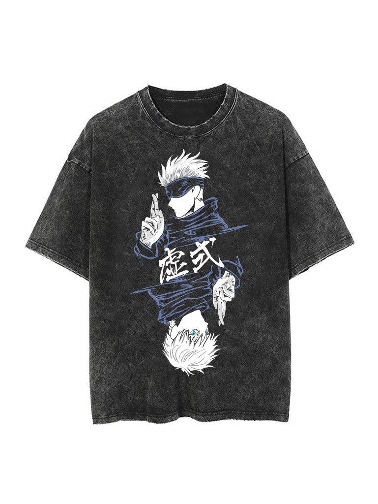 Comfortable Vintage Oversize Tee for Men - Soft Ringspun Cotton Blend