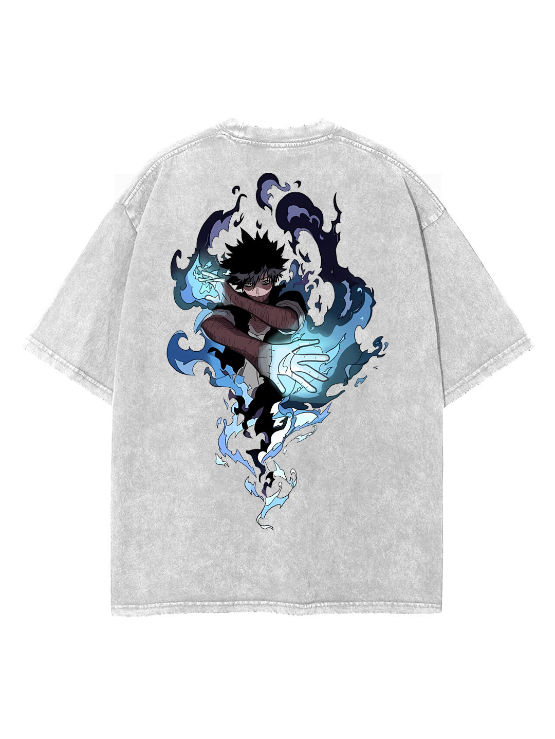 Vintage Oversize Tee with Dabi Design - High Quality 2-Sided Print