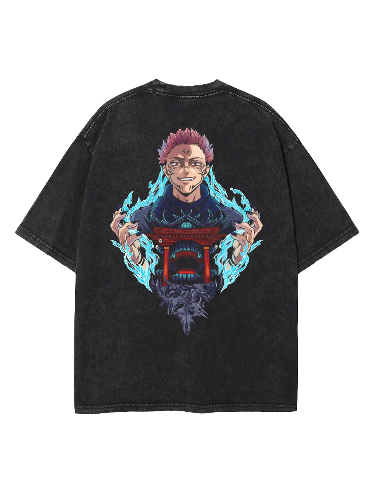 Vintage Oversize Cotton Blend Tee by HOKURO
