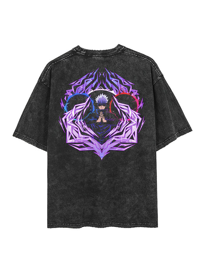 Vintage Oversize Cotton Blend Tee - High Quality Printing