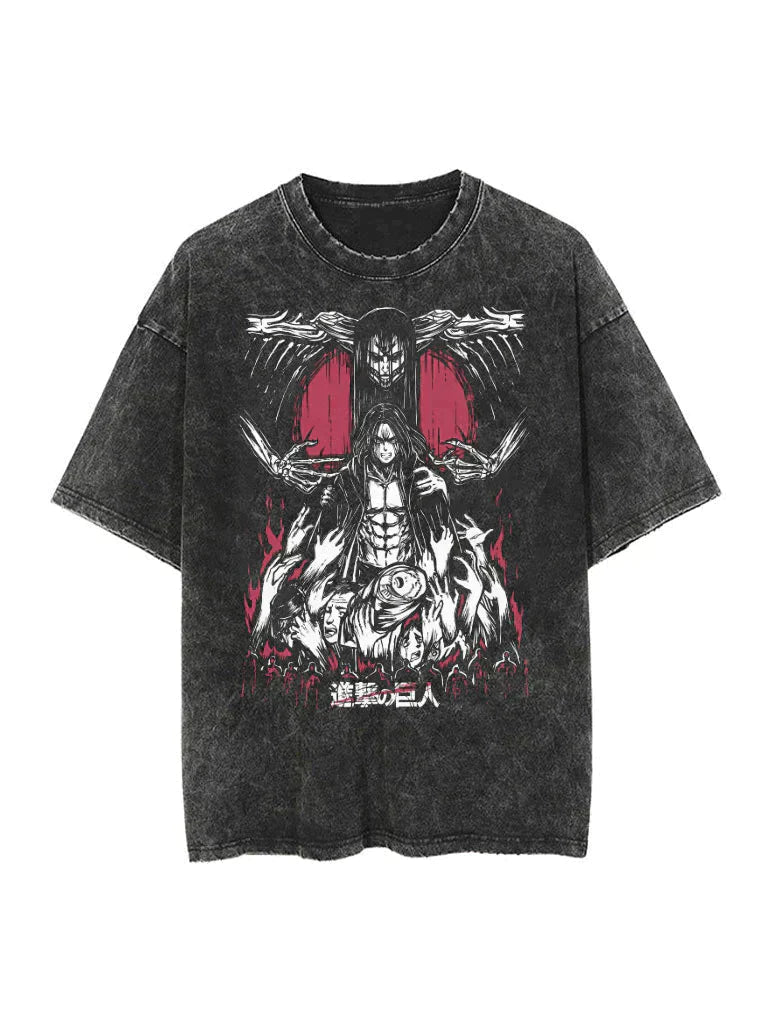 Vintage Oversize Tee for Anime Fans