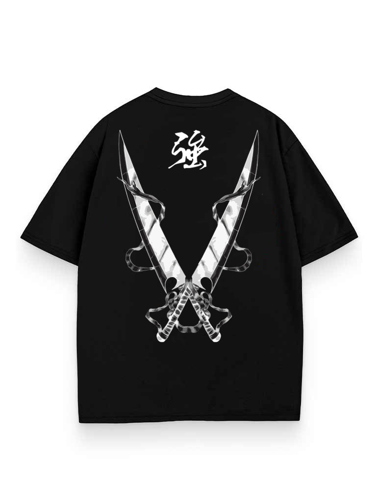 Oversize Cotton Blend Tee Shirt - Ultra Smooth Comfort