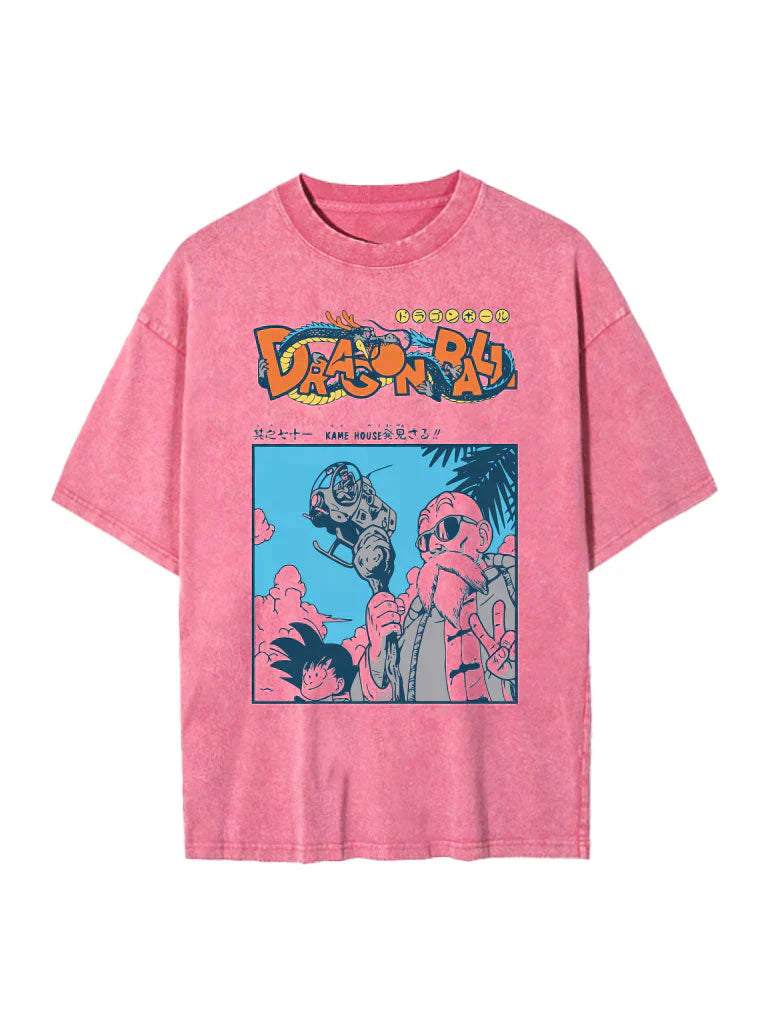 Vintage Oversize Tee for Men, 100% Ringspun Cotton