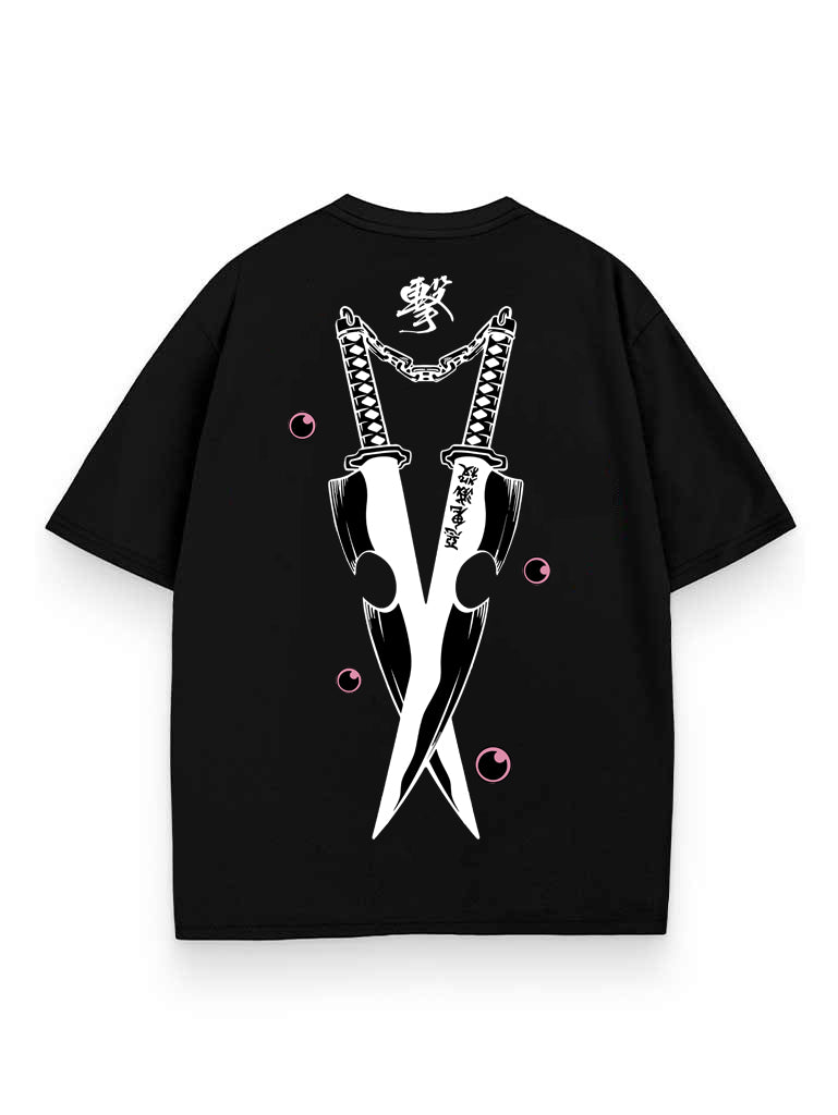 Comfortable Oversize Cotton Blend Tee by HOKURO