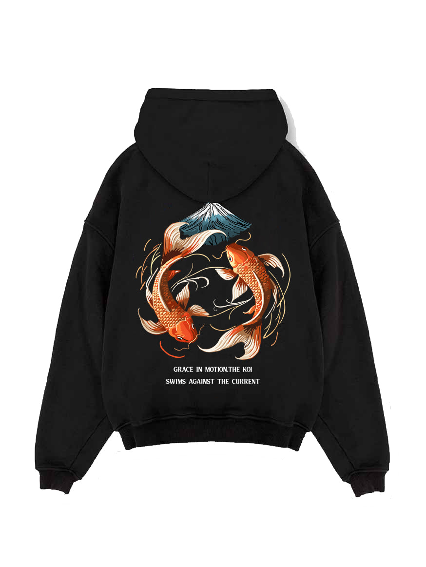 Koi Fish Print Hoodie for Ultimate Comfort