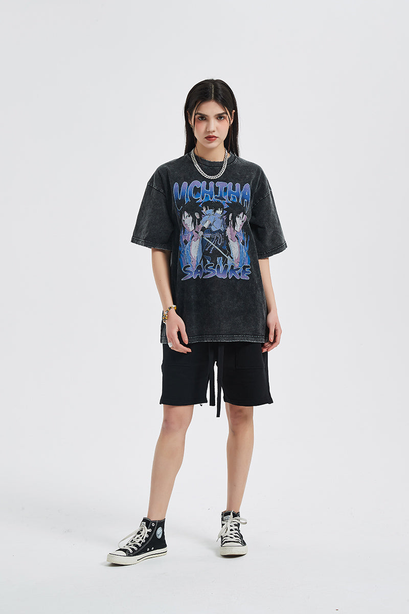 Vintage Style Cotton Blend Tee for Long-Term Comfort