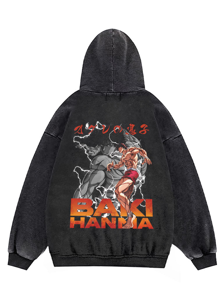 Vintage Hoodie by HOKURO - Premium Ringspun Cotton