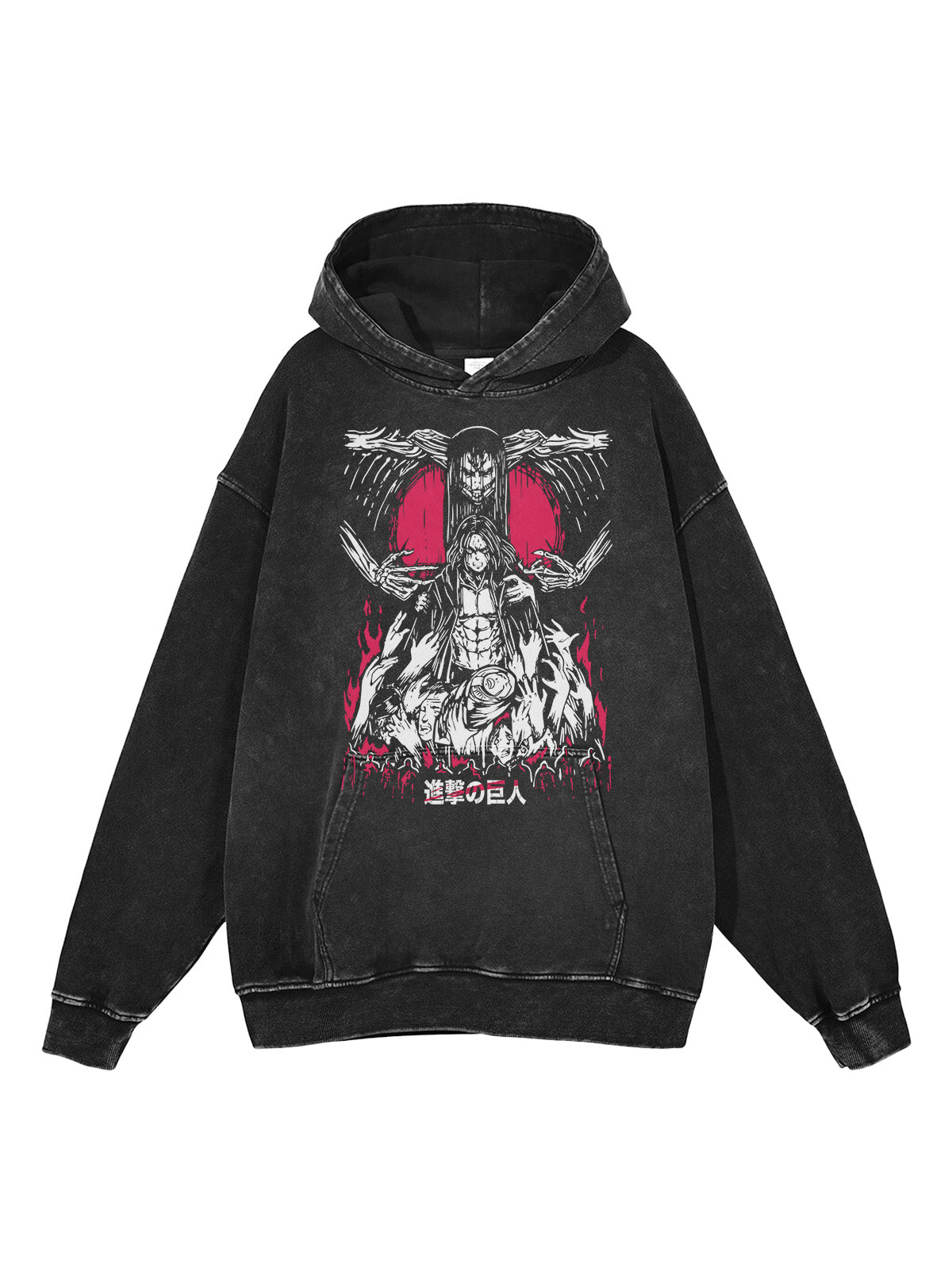 Vintage Eren Hoodie for Men | Premium Ringspun Cotton