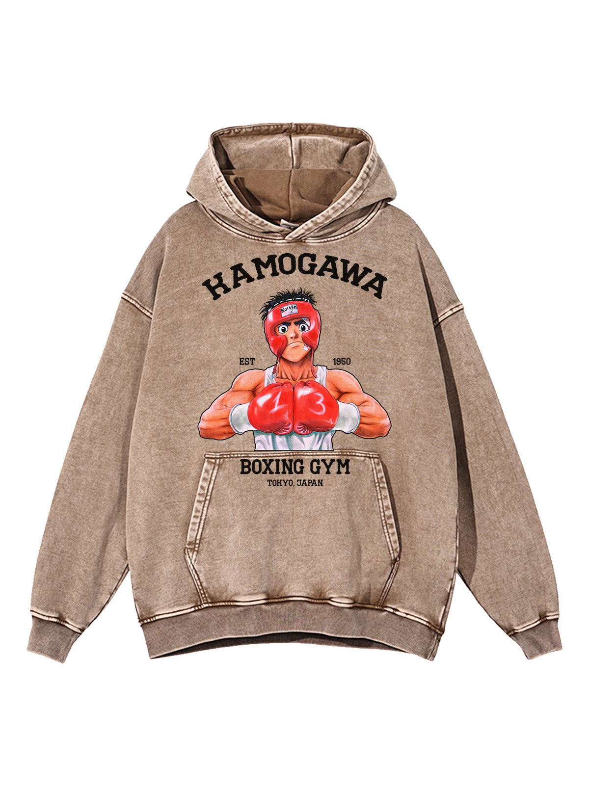 Vintage Anime-Inspired Hoodie