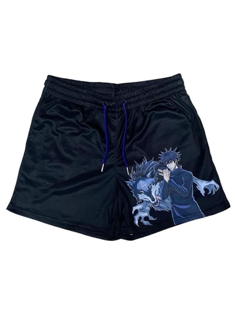 High-Quality Polyester Mesh Megumi Shorts with Pockets