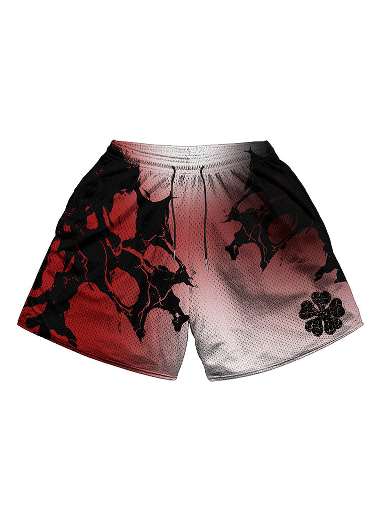 Dark Magic Polyester Mesh Mens Shorts
