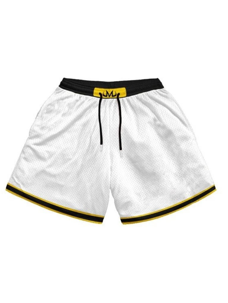 Mens Majin Buu Character Print Mesh Shorts