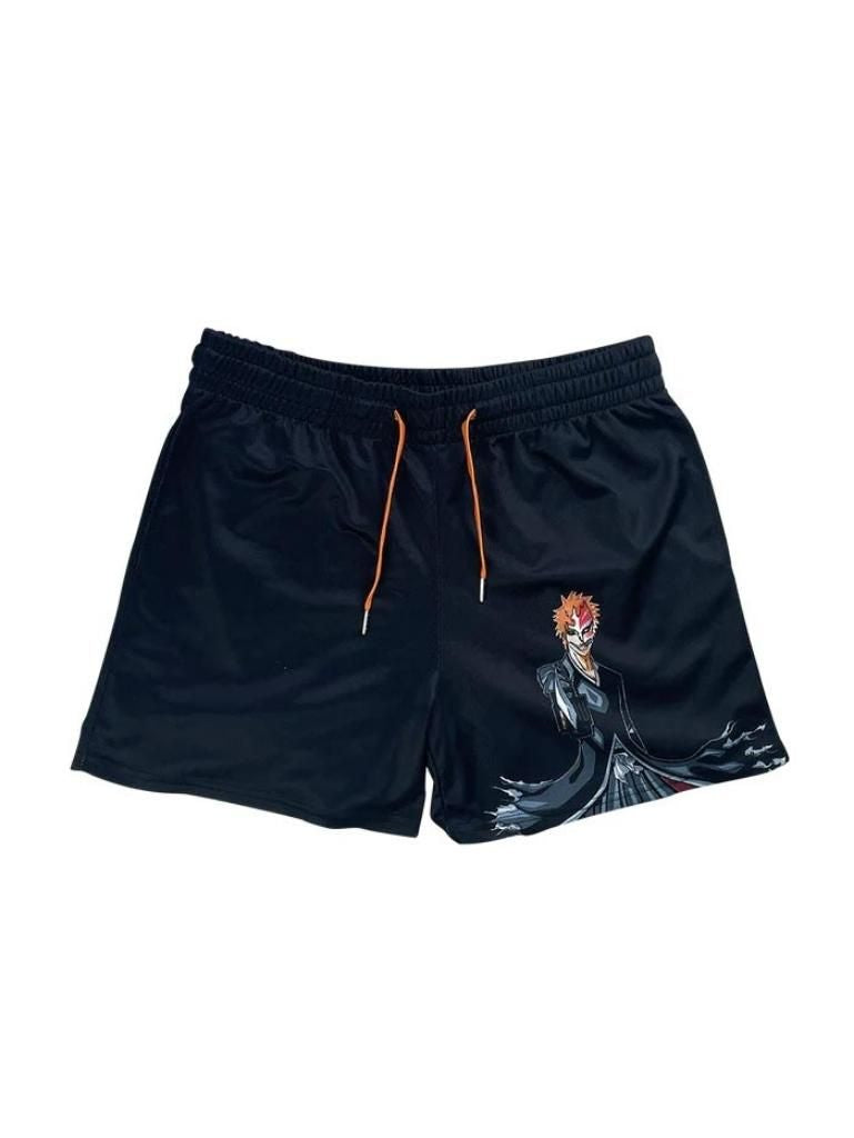 Breathable Polyester Mesh Shorts with Pockets