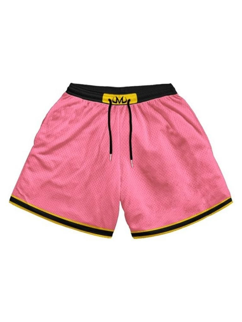 Pink Cartoon Character Graphic Shorts