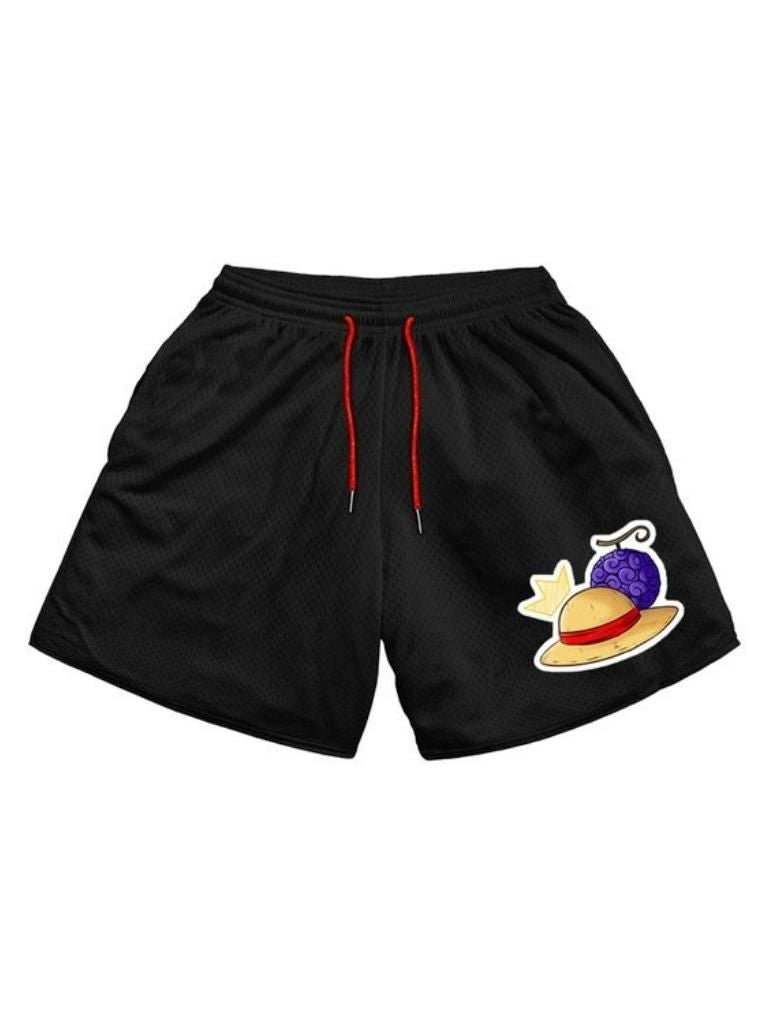 Breathable Pirates Mesh Shorts for Men - Durable Athletic Bottoms