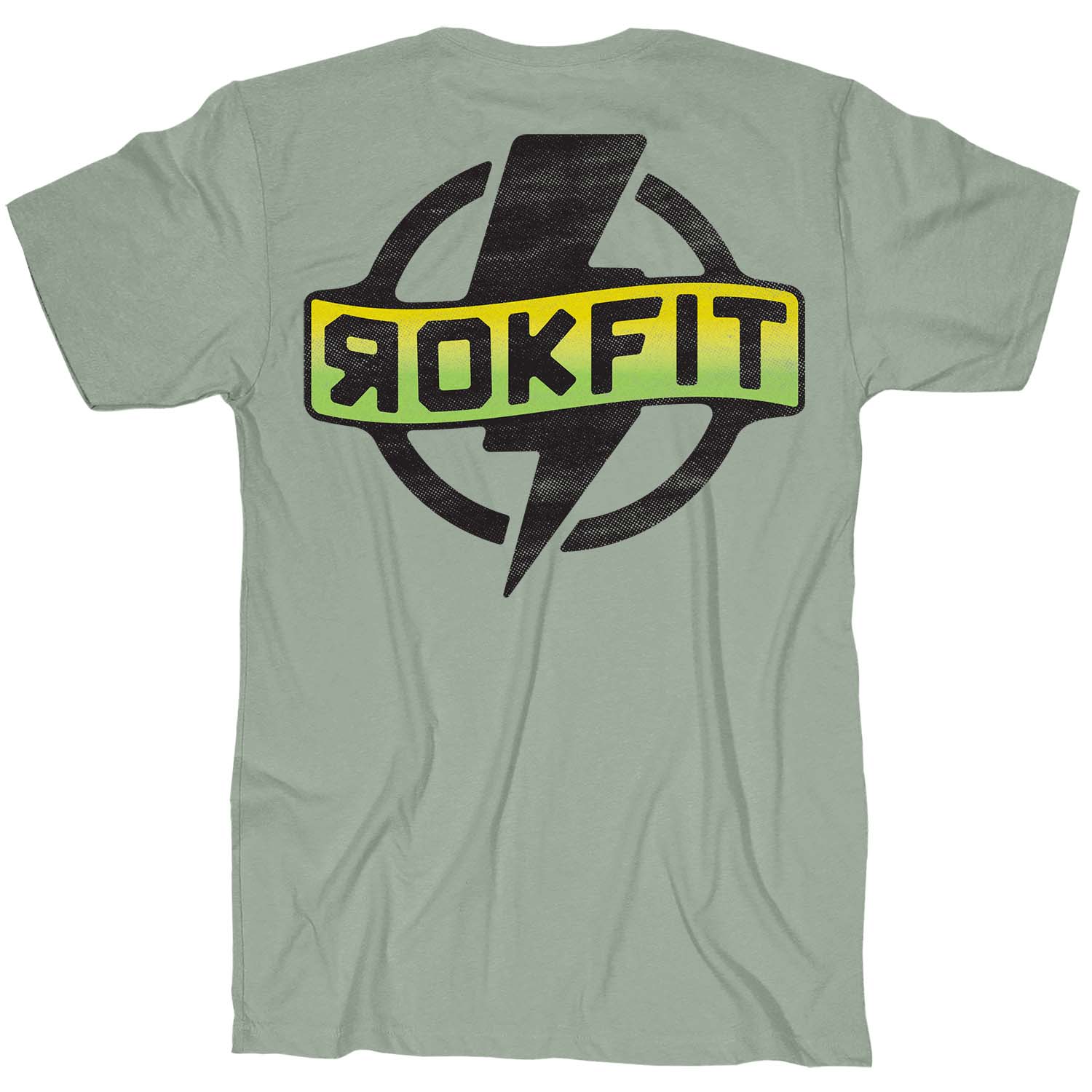 Mens Heather Sage Active Tee - Ultra-Soft Workout T-Shirt
