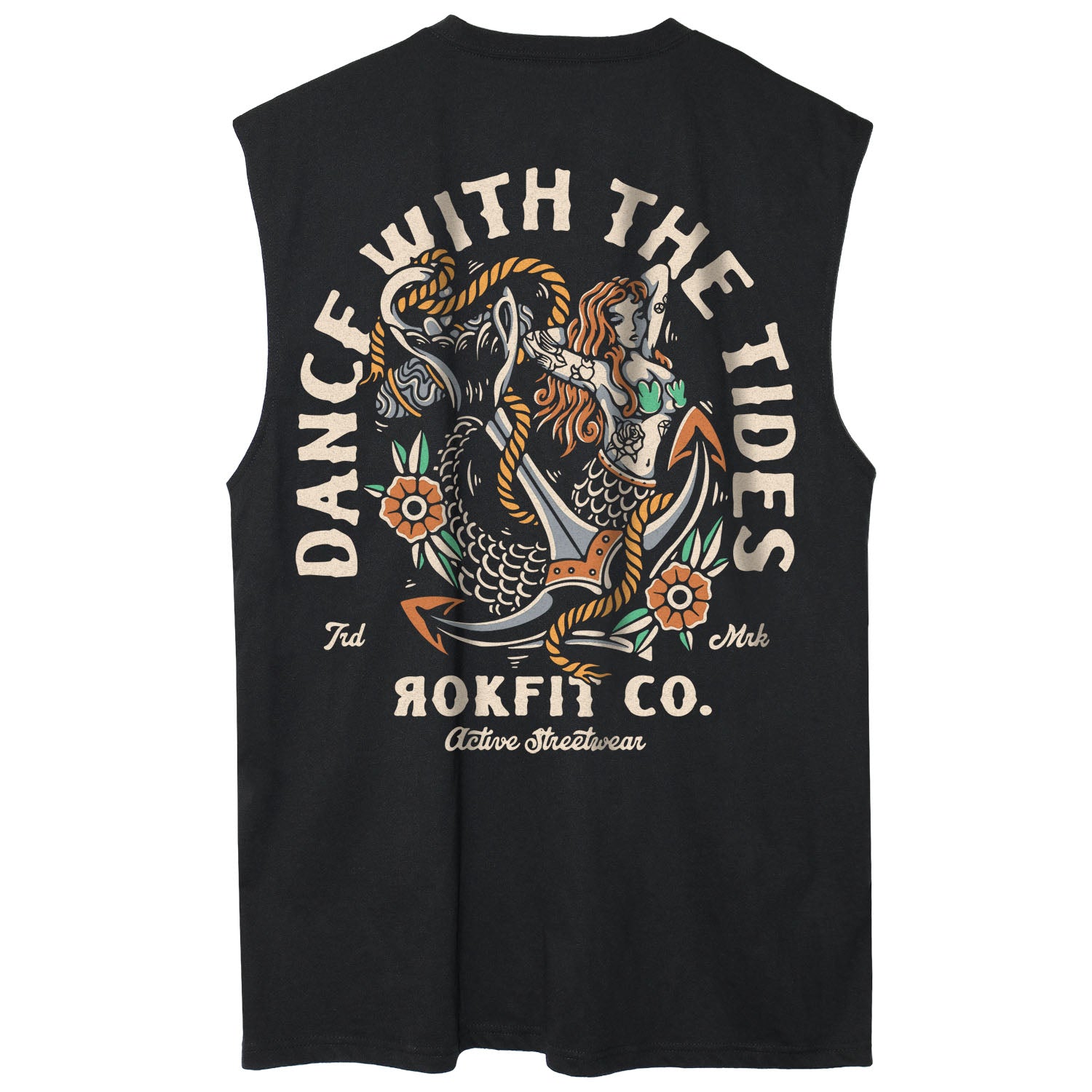 Mens Sleeveless Active Tee - Breathable Cotton/Poly Blend