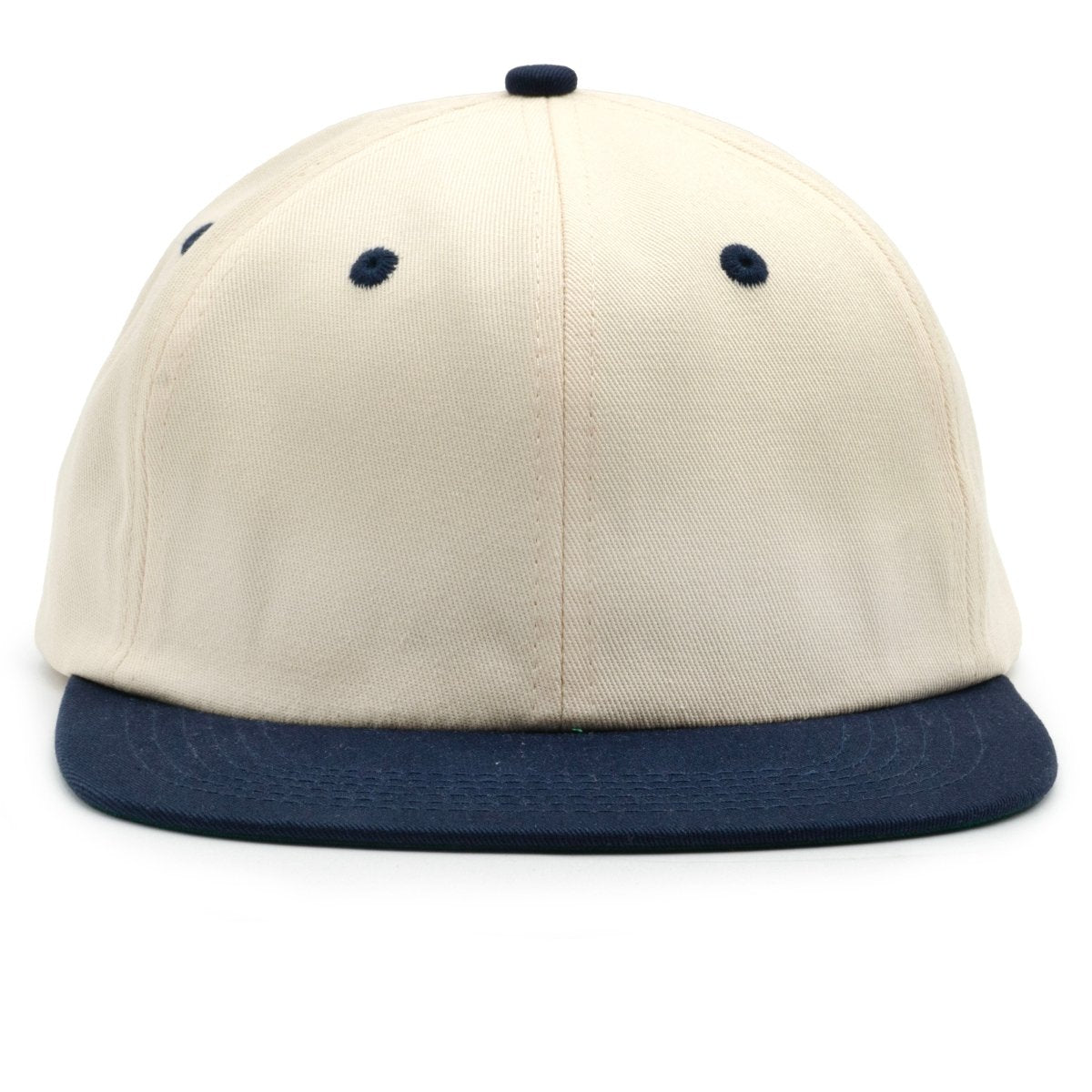 Premium Beige & Navy Snapback Cap