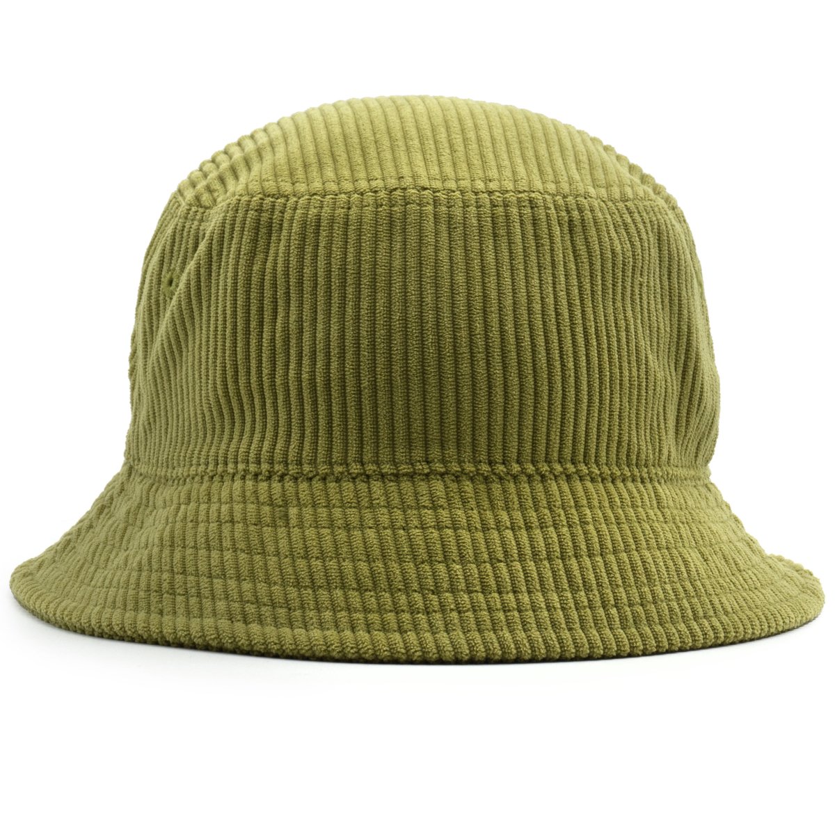 Wide-Wale Checkered Corduroy Fabric Bucket Hat - Standard & XL Sizes