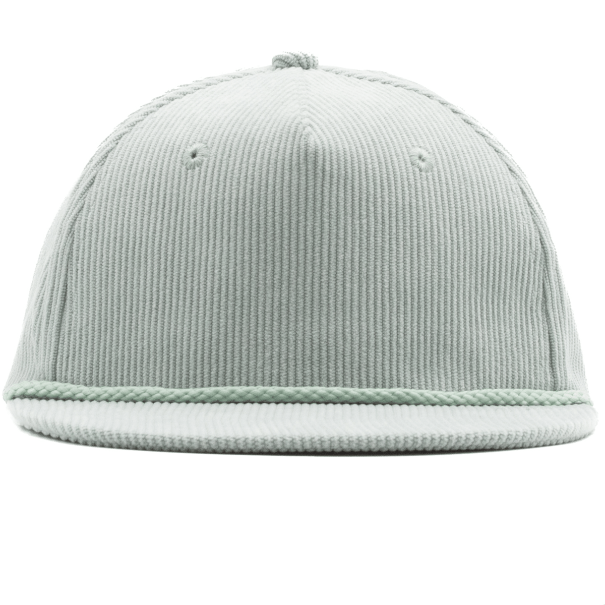 Corduroy 5-Panel Structured Hat with Adjustable Snap Closure