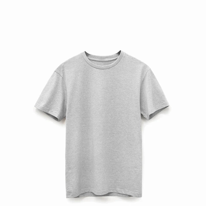 Heather Gray Supima Cotton T-Shirt - Premium Quality